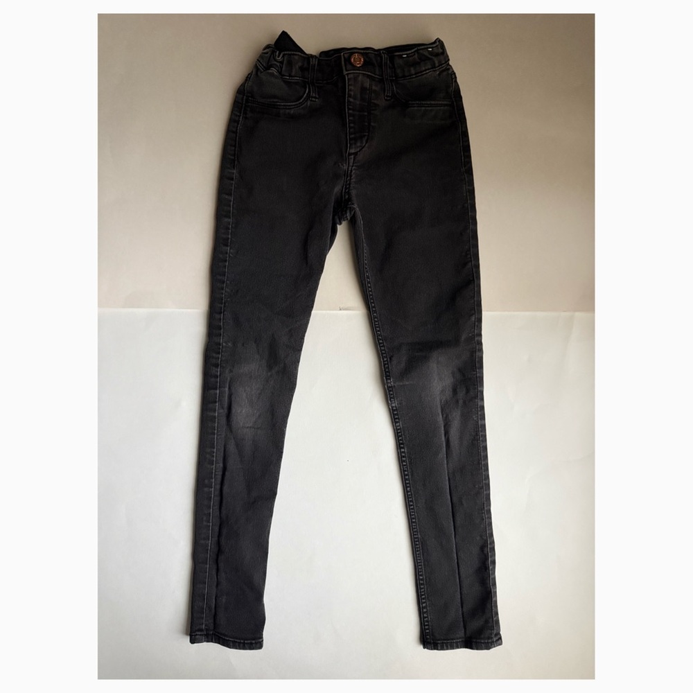 🍭 H&M Girls Black Skinny Jeans - Size 9-10Y (Used)